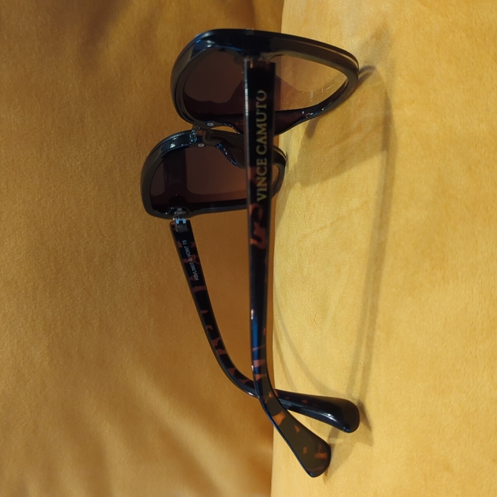 Vince Camuto Backframe Square Sunglasses - Brown - Picture 2 of 5